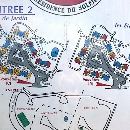 公寓 T2 Cap D'agde: Avec Piscine Et Tennis, A 100m De La - Fr-1-607-15